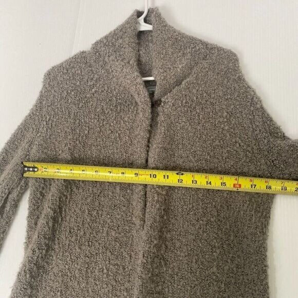 Johnston & Murphy Open-Front Slub Knit Cardigan Women's Size XS Wool Comfort - Picture 5 of 14